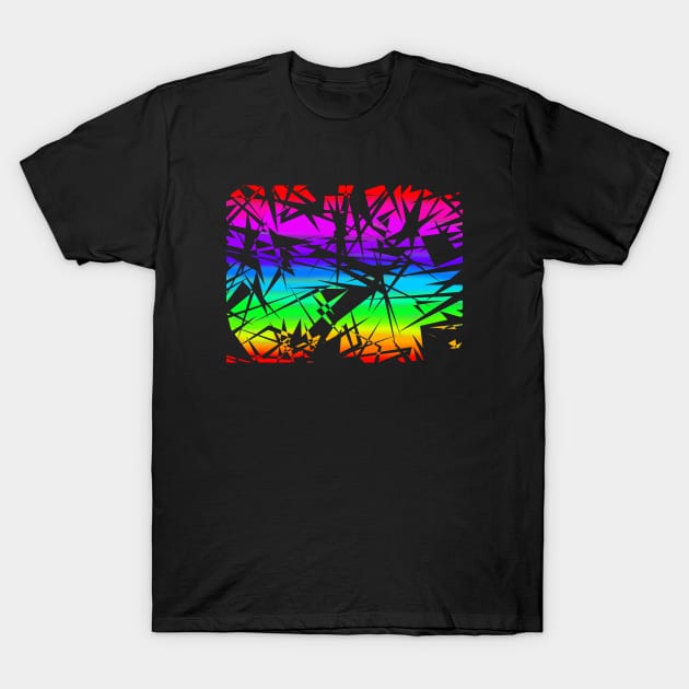 Rainbow Scratch - Colors of the Rainbow T-Shirt by ArtsoftheHeart